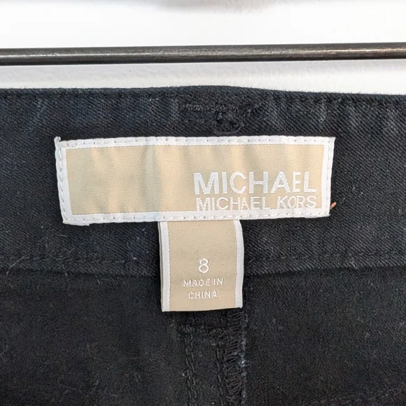 Michael Kors Flare Black Pants In Size 8 - Picture 4 of 7
